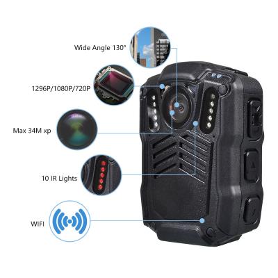 China Waterproof / Waterproof Mini Portable 1080P Police DVR With Wifi GPS IR Lights Waterproof Portable Video Camera for sale