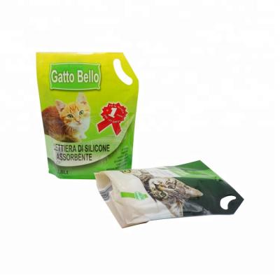 China Disposable Gravure Printing Cat Litter Bag Sealable Printed Plastic Packaging for sale