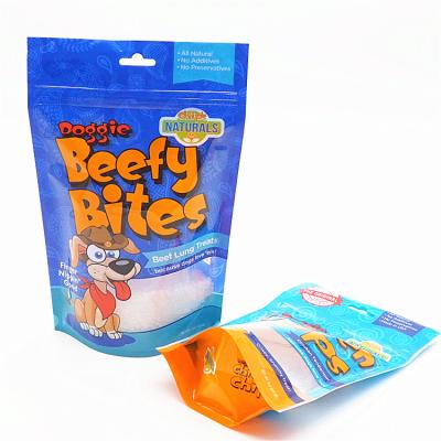 China New Products Doypack Treat Snacks Plastic Packaging Pet Food Ziplock Bag Moisture Proof for sale