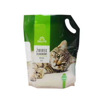 China China Market Wholesale Custom Moisture Proof Stand Up Pouch Pet Cat Litter Packaging Bag for sale