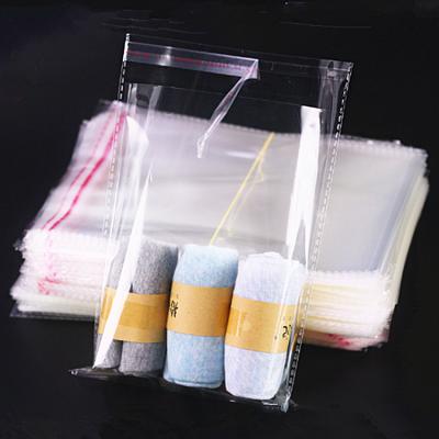 China Food China Supplier Custom Plastic Clothes Cellophane Bags Clear Cookies Logo for sale