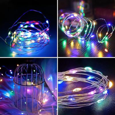 China Garden lamp Outdoor Holiday Solar Light Outdoor Fairy Lights Solar Powered Waterproof Copper Wire Twinkle Lights for Christmas Wedding Party for sale