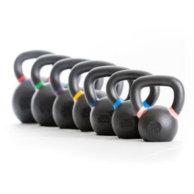 China Universal High Quality Powder Weightlifting Cast Iron Competition Power Coated Kettlebell for sale