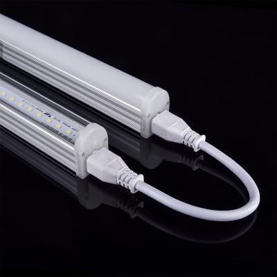 China Desk t5 led tube 1ft 2ft 3ft 4ft 5ft led batten light t8 integrated lamp 1.2m 15W 2.4m dimmable 18W 20W for sale