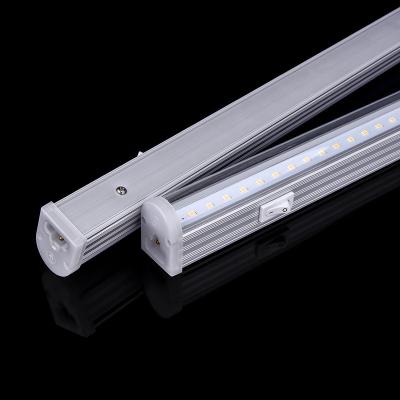 China Seamless & No Dark Integrated Connection Fluorescent Lamp High Quality Sideboard Light , 2ft T5 Led Linear Tube Light With On/Off Button for sale