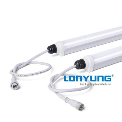 China IP66 Full Waterproof Hot Sale IP66 T8 Integrated Plastic 4Ft Led Tube Lights Waterproof 110V With CE for sale