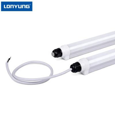 China ETL DLC Residential Linkable Plastic Waterproof Tube T8, 9/13/18/22W IP66 IK10 Led Linear Light 120lm/W For Led Cooler Light for sale