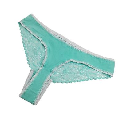 China Sexy women's panties invisible thong women's cotton thong women's underwear sports breathable letters low waist no trace for sale