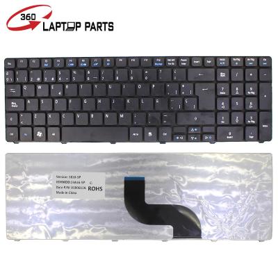 China Wireless 5810 Laptop Spanish keyboard For acer 5810 5810T 5738 5536 5542 5542G 5410T Spanish black teclado keyboard for sale