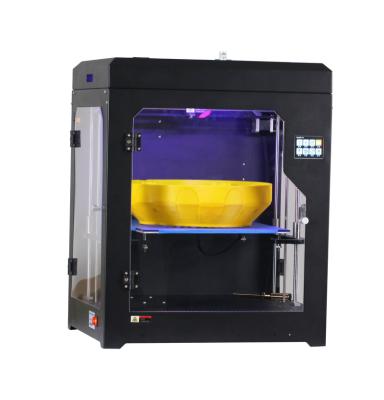 China With 2.0mm full steel seamless welding cover Hot sale big size 300*300*400mm 3d digital printer with free filament for sale