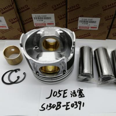 China Crawler Excavator Best Quality J05 J08 Diesel Engine Liner Kit For Excavator SK200-8 SK330-8 Cylinder Liner And Piston S130B-E0390 for sale