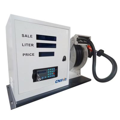 China Automotive Industry Small DC 12v / 24v Pump Fuel Dispenser 2 Movable Nozzles for sale