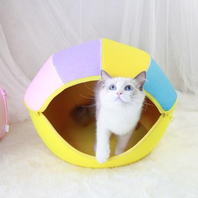 China Amazon 2022 Viable Hot Sale Removable Washable Universal Cat Litter Cat Litter Pet Bed for sale