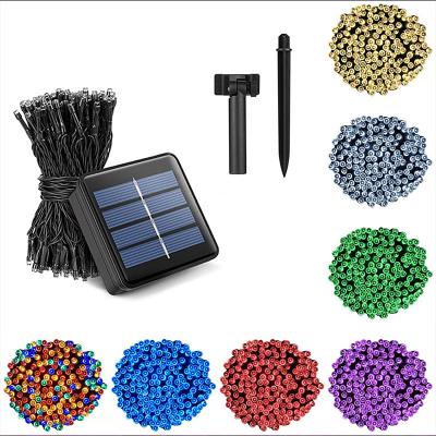 China Best Selling Solar Powered Outdoor Waterproof Colorful LED Light String Decoration High Quality LED String Light for sale