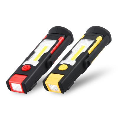 China Emergency Bestselling High Quality Rotating LED Flashlight COB Work Light With Bracket for sale