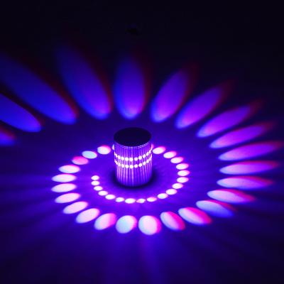 China Modern Best Selling High Quality Porous LED Wall Lamp Around The Background Simple Creative Decoration LED Wall Lamp for sale