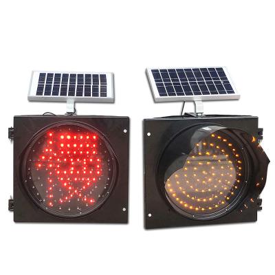 China Best Selling 38*35cm/48*48cm High Quality Solar Warning Signal Strobe Traffic Light Yellow Flashing Warning Light for sale