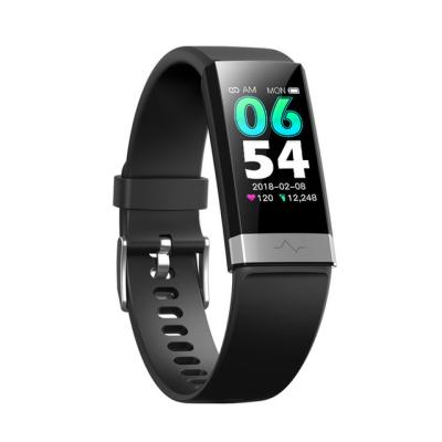 China V19 Touch Screen Fitness Tracker With Heart Rate Blood Pressure ECG Health IP68 Smart Watch Fitness Tracker Waterproof Wristband for sale