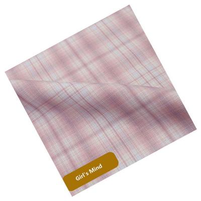 China Anti-Static Popular Tartan Shirt Fabric Cotton Plaid Mens/Womens Plaid Dyed Flannel Fabric for sale