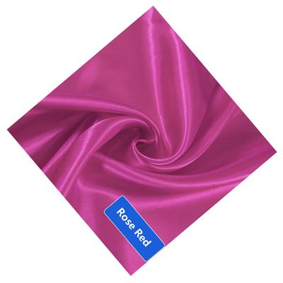 China Manufacture Breathable Home Textile China Charmeuse Silk Satin Fabric, Factory Price 100% Polyester Lining Printed Satin Fabric for sale