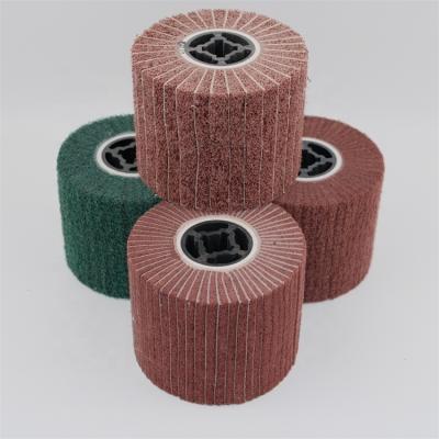 China OEM/Odm Polishing Wheels Silicon Wheel Nylon Fiber Rubber Polishing Nonwoven Polishing Wheel for sale