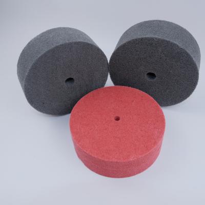 China Sale Disc Abrasive Top Nonwoven Abrasive Tools Wheel Nylon Polishing Grinding Wheel For Metal Wood for sale