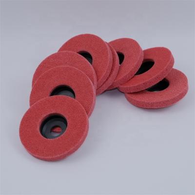 China Multi Function Polishing Flap Wheel Aluminum Oxide Cleaning Polished Nonwoven Nylon Wheels Grinding Wheel for sale