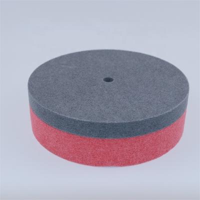 China Customized Round Nylon Nonwoven Polishing Grinding Wheel Aluminum Oxide Polishing Wheel For Metal for sale