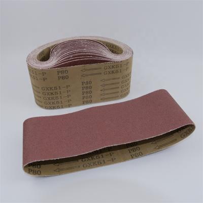 China Wood/metal/iron/plastic factory direct abrasive type sanding belt Kx167 joining belts sand sanding ceramic belt for sale