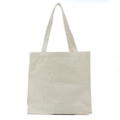 China Eco-Friendly Recycle Simple Organic Cotton 12oz Cotton Canvas Bulk Tote Bag Large Reusable Shopping Bag for sale