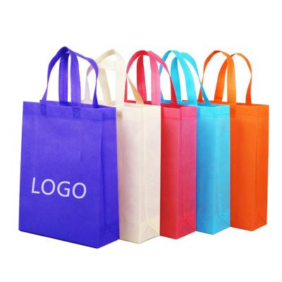 China Custom Logo Reusable Non Woven Ultrasonic Shopping Bag Eco - Friendly With Handle for sale