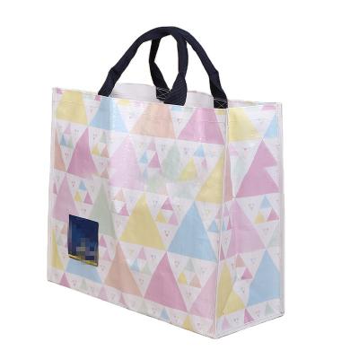 China High Quality Eco - Friendly Recycled Customized Printing Cheap Tote PP Woven Shopping Bag for sale