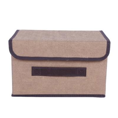 China Sustainable Popular Organic Collapsible Tissue Storage Box With Lid for sale