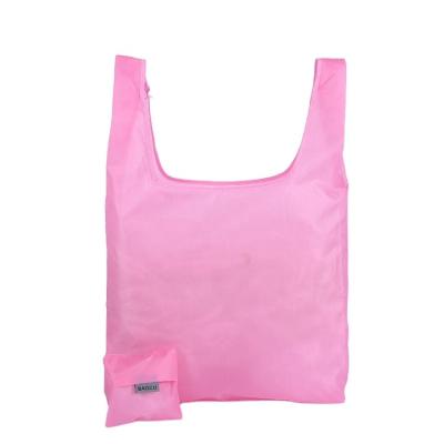 China New Eco-Friendly Reusable Top Quality Custom Shopping Tote Polyester Foldable Bag for sale