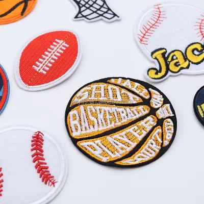 China Custom Logo Embroidered Patches Washable Embroidery Badges with Iron on Backing Meet Your Needs for sale