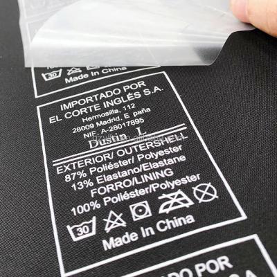 China NEW QUALITY Washable PVC Silicone Printing Clothing Labels Patches Sticker Heat Transfer Iron-on Garment Labels For All Kinds Of Clothing for sale