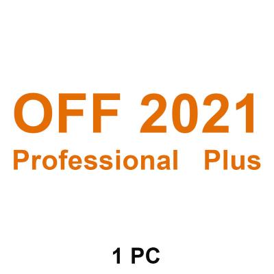 China 100% Working Off 2021 Professional Plus Key 100% Online Activation Off 2021 Pro Plus License Digital Key Off 2021 Send by Email for sale