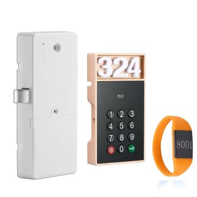 China Indoor Zinc Alloy Electronic Digital Locker Keypad Cabinet Lock RFID Entry Indoor Door Lock for sale