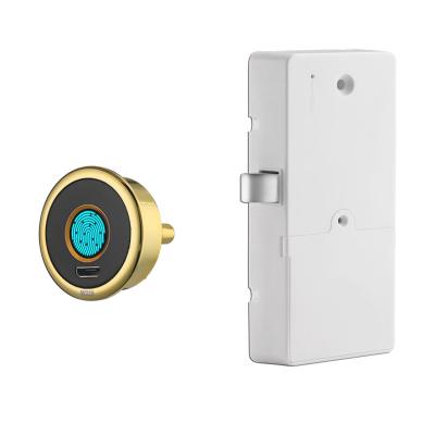 China Zinc Alloy Small Mini Fingerprint Electronic Cabinet Locks Box Drawer Biometric Smart Fingerprint Locks Zinc Alloy Smart Fingerprint Locks for sale