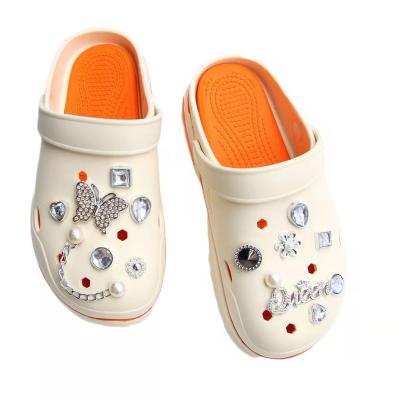 China Custom Clog Charm Wholesale Customization 2023 Cheap Hot Selling Designer PVC Cartoon Set Shoes Accessories Decoration Charm Shoes Charm for sale