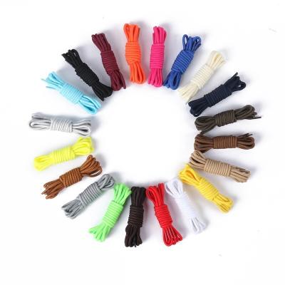 China Wholesale Flat Round Lace Up Espadrilles Laces Sneaker Laces A Variety Of Color Options for sale