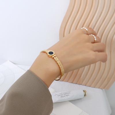 China CLASSIC Customized New Brand Korean Style Fashion Titanium Healing Crystal Bracelet For Women for sale