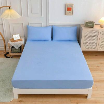 China Viable Wholesale Bedding All Season Polyester Microfiber Full Queen Flat Fitted Sheet Set For Living Room for sale