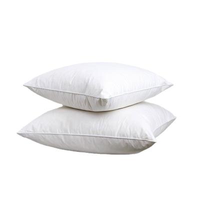 China Viable luxury bedding quality fluffy all season white duck feather pillow for living room for sale