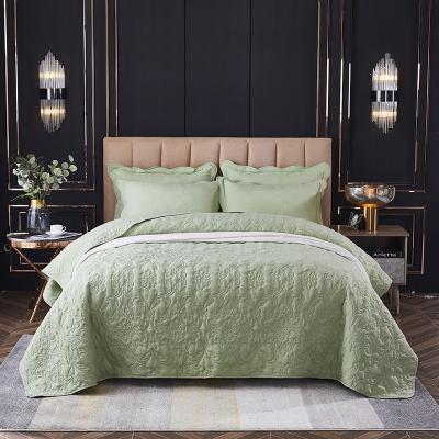 China Luxury Quality Anti Dust Mite Bedding All Season Fiber Polyester Bedding Sets King Size Mattress Protector Bedspread for sale