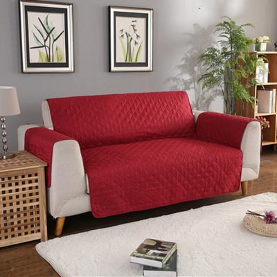 China Amazon Sustainable Hot Selling Ultrasonic Quilted High Stretch Microfiber Fabric Sofa Covers for sale