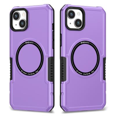 China Shockproof Trending Shockproof Armor Rugged Tpu Magnetic Phone C phone caseluxury design maximum phone cases iphone 14pro product direct sales for sale