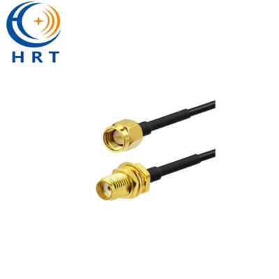 China SMA Male To Female Connector RG316 RG174 RG58 Coaxial Cable HRT-SMA-J/K for sale