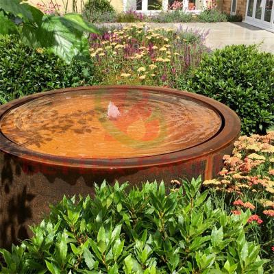 China Modern Environmental Protection Corten Steel Waterfalls Garden Ornaments Insent Waterfall Modern Waterfall for sale