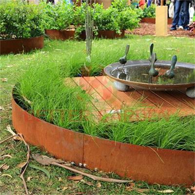 China environmental protection garden border edge corten steel garden lawn edging garden edging for sale